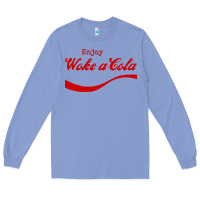 Colony Blue enjoy woke a cola Long Sleeve Tee - artisFamous