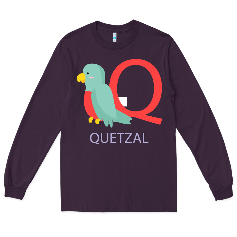 Cute Quetzal Kid's Long Sleeve Tee by artisFamous | Teevron