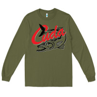 Army Green bara cuda Long Sleeve Tee - artisFamous
