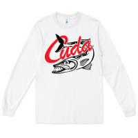 White bara cuda Long Sleeve Tee - artisFamous