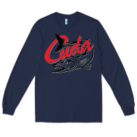 Navy bara cuda Long Sleeve Tee - artisFamous