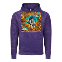 Cloud Purple western paint horse Vintage Hoodie - LillyAllenDesigns