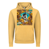 Vintage Mustard western paint horse Vintage Hoodie - LillyAllenDesigns