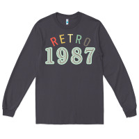 Smoke Retro 1987 Long Sleeve Tee - artisFamous