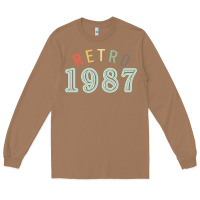 Toasted Coconut Retro 1987 Long Sleeve Tee - artisFamous