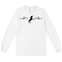 White unicorn Long Sleeve Tee - artisFamous