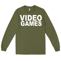 Army Green video games Long Sleeve Tee - artisFamous