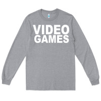 Heather Grey video games Long Sleeve Tee - artisFamous