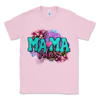Bubblegum Pink mama vibes floral Classic Tee - OliviaCreatesArt