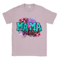 Lilac mama vibes floral Classic Tee - OliviaCreatesArt