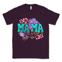 Plum mama vibes floral Classic Tee - OliviaCreatesArt