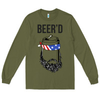Army Green beer'd funny Long Sleeve Tee - artisFamous