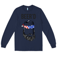 Navy beer'd funny Long Sleeve Tee - artisFamous