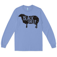 Colony Blue black sheep silhouette Long Sleeve Tee - artisFamous