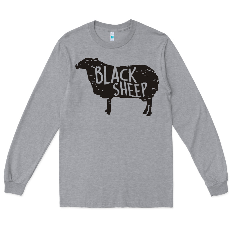 Black Sheep Silhouette Long Sleeve Tee by artisFamous | Teevron