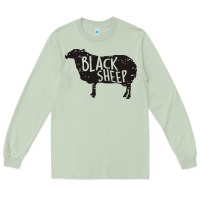 Matcha black sheep silhouette Long Sleeve Tee - artisFamous