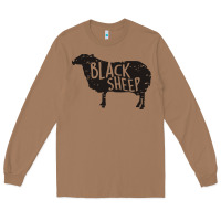 Toasted Coconut black sheep silhouette Long Sleeve Tee - artisFamous