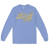 Colony Blue Gold2 Long Sleeve Tee - artisFamous