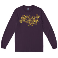 Plum Gold2 Long Sleeve Tee - artisFamous