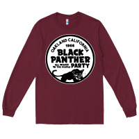 Burgundy oakland california 1966 black panther party Long Sleeve Tee - artisFamous