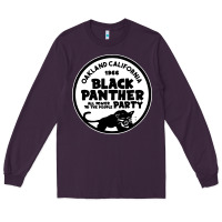 Plum oakland california 1966 black panther party Long Sleeve Tee - artisFamous