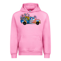 Usa 4th Of July Sunflower Truck Urban Hoodie | Teevron
