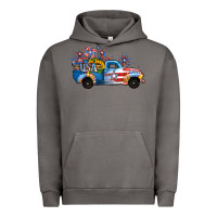 Pigment Tornado USA 4th of July Sunflower Truck Urban Hoodie - Jasminsmagicworld