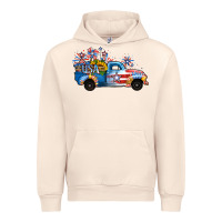 Sandshell USA 4th of July Sunflower Truck Urban Hoodie - Jasminsmagicworld