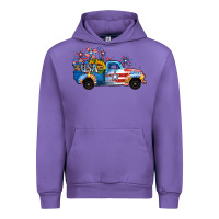 Tulip USA 4th of July Sunflower Truck Urban Hoodie - Jasminsmagicworld