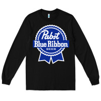 Black pabst blue ribbon Long Sleeve Tee - artisFamous