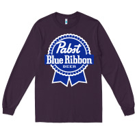 Plum pabst blue ribbon Long Sleeve Tee - artisFamous