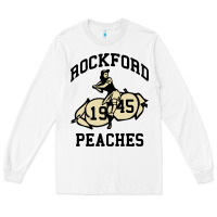 White rockford peaches Long Sleeve Tee - artisFamous