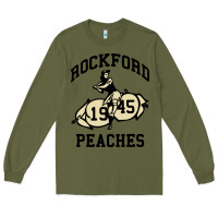 Army Green rockford peaches Long Sleeve Tee - artisFamous