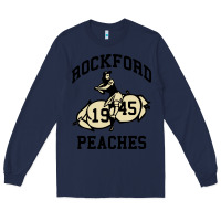 Navy rockford peaches Long Sleeve Tee - artisFamous