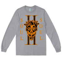 Heather Grey soul ii Long Sleeve Tee - artisFamous