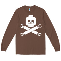 Chestnut block face pirate Long Sleeve Tee - artisFamous