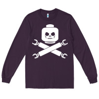 Plum block face pirate Long Sleeve Tee - artisFamous