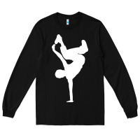 Black breakdancer Long Sleeve Tee - artisFamous