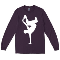 Plum breakdancer Long Sleeve Tee - artisFamous