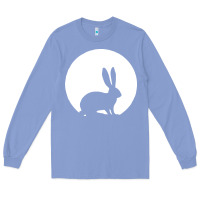 Colony Blue bunny and full moon funny Long Sleeve Tee - artisFamous