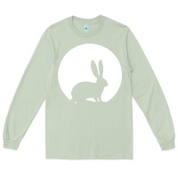 Matcha bunny and full moon funny Long Sleeve Tee - artisFamous