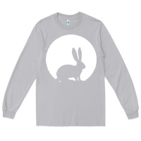 Moon Dust bunny and full moon funny Long Sleeve Tee - artisFamous