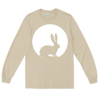 Mushroom bunny and full moon funny Long Sleeve Tee - artisFamous