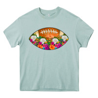 Arona American Football Floral Heavy Core Tee - CowCowDesign