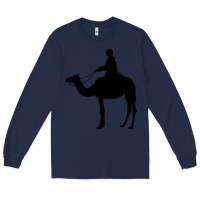 Navy camel rider Long Sleeve Tee - artisFamous
