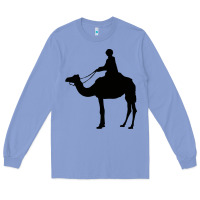 Colony Blue camel rider Long Sleeve Tee - artisFamous