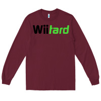 Burgundy wii tard Long Sleeve Tee - artisFamous