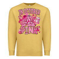 Antique Gold in october we wear pink american football Premium Sweatshirt - RanaPortraitStore