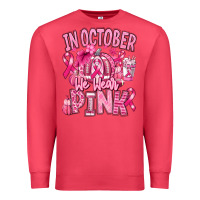 Cardinal in october we wear pink american football Premium Sweatshirt - RanaPortraitStore