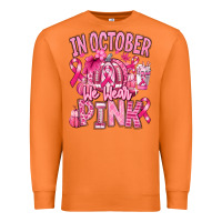 Carrot in october we wear pink american football Premium Sweatshirt - RanaPortraitStore
